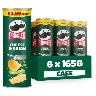 Pringles Cheese & Onion Sharing Crisps 6 X 165g Pmp £2.99 Pringles Cheese & Onion Sharing Crisps 6 X 165g Pmp £2.99